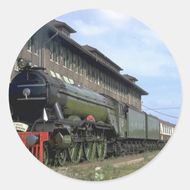 Adesivo Redondo L&N 4-6-2 com "Flying Scotsman" (Frente)