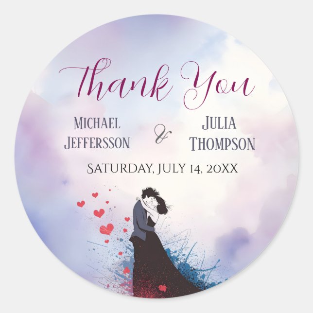 Adesivo Redondo La Dolce Vita French Inspiration Classic 1940s (Frente)