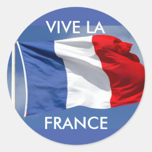 Adesivo Redondo La France de Vive!