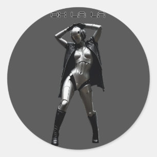 Adesivo Redondo La La La
