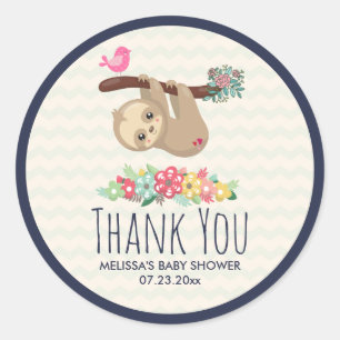 Adesivo Redondo Lã Marrom Bonita Prendendo-se de cabeça para baixo