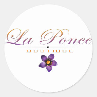 Adesivo Redondo La Ponce Boutique Sticker