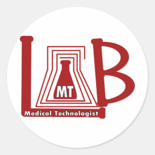 ADESIVO REDONDO LAB FLASK LOGO MT - TECNOLOGISTA MÉDICA