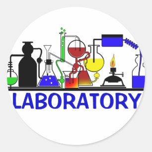 ADESIVO REDONDO LAB WARE - LABORATORY GLASSWARE SETUP STICKER (VAR