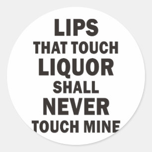 Adesivo Redondo Lábios