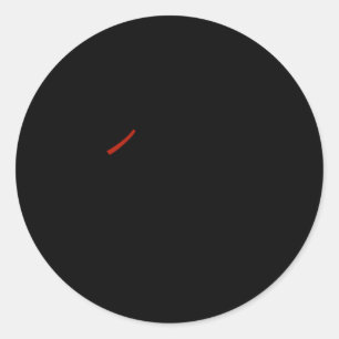 Adesivo Redondo Laboratório Preto do Retriever Labrador