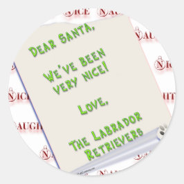 Adesivo Redondo LabradorpluralNice