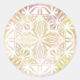 Adesivo Redondo Lace Mandala