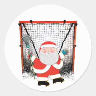Adesivo Redondo Lacrosse Férias de Natal