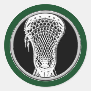 Adesivo Redondo Lacrosse Green