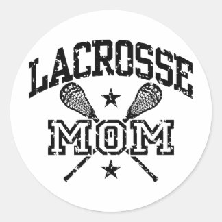 Adesivo Redondo Lacrosse Mãe