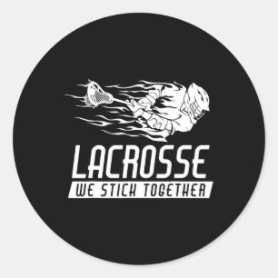 Adesivo Redondo Lacrosse Nós Nos Juntamos Lacrosse Player Shirt L