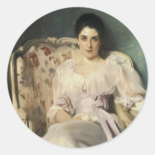 Adesivo Redondo Lady Agnew de Lochnaw