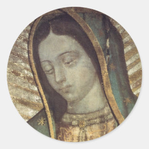 Adesivo Redondo Lady Guadalupe