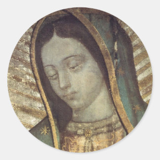 Adesivo Redondo Lady Guadalupe
