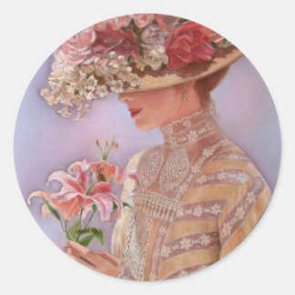 Adesivo Redondo Lady Jessica