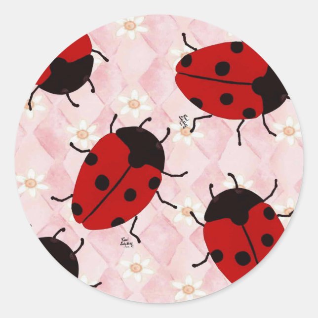 ADESIVO REDONDO LADYBUGS (Frente)