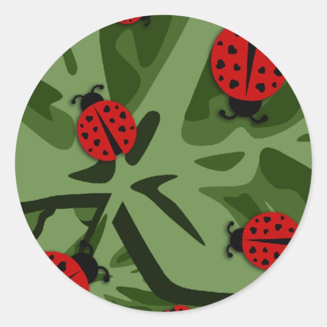 Adesivo Redondo ladybugz (Frente)