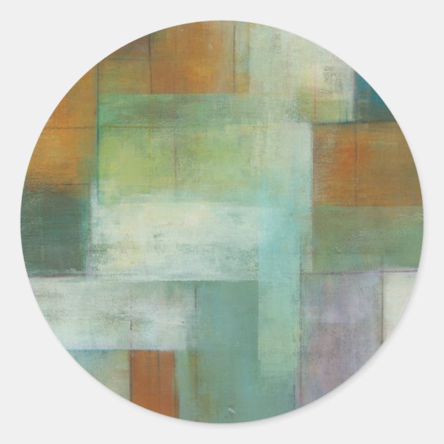 Adesivo Redondo Lago Blue Essence II (Frente)