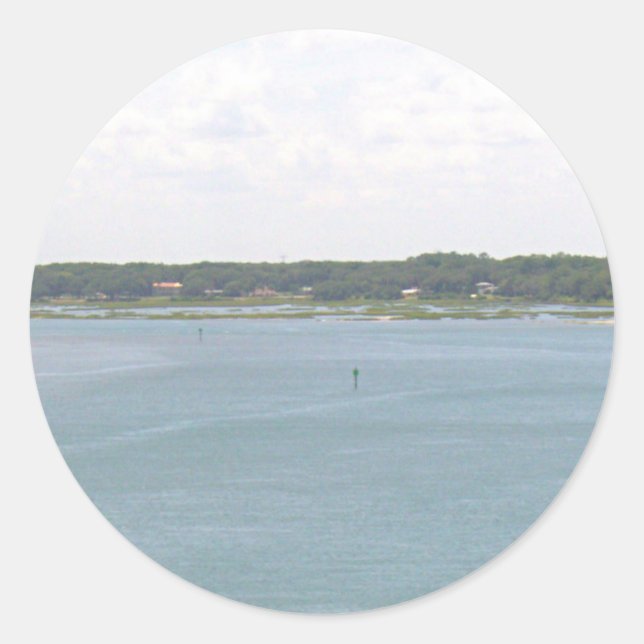 Adesivo Redondo Lago Florida (Frente)