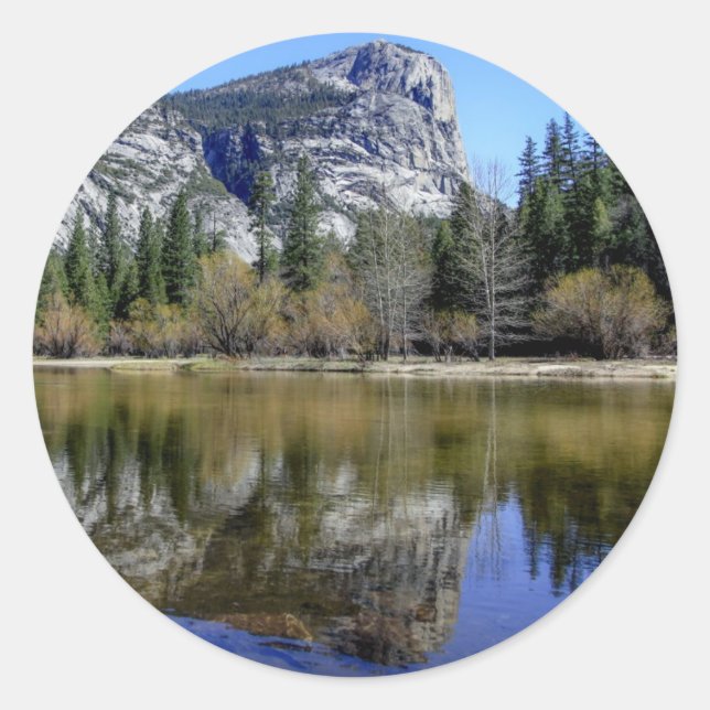 Adesivo Redondo Lago Mirror (Frente)