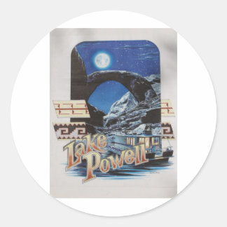 Adesivo Redondo Lago Powell Moonlite - Cena