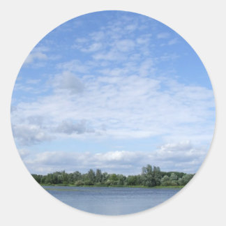 Adesivo Redondo Lago Stickers