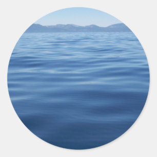 Adesivo Redondo Lago Tahoe