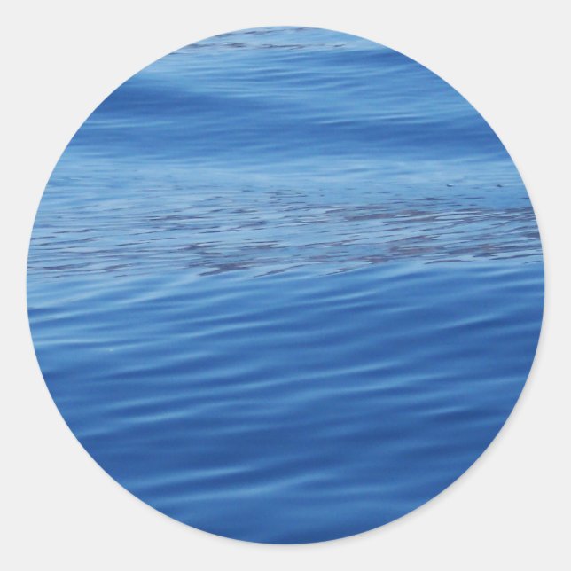 Adesivo Redondo Lago Tahoe Water (Frente)