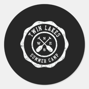 Adesivo Redondo Lagos Gêmeos