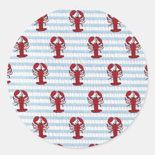 Adesivo Redondo lagosta (Frente)
