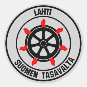 Adesivo Redondo Lahti Round Emblem