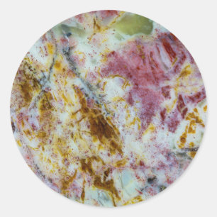 Adesivo Redondo Laje de Opalite Verde Australiana