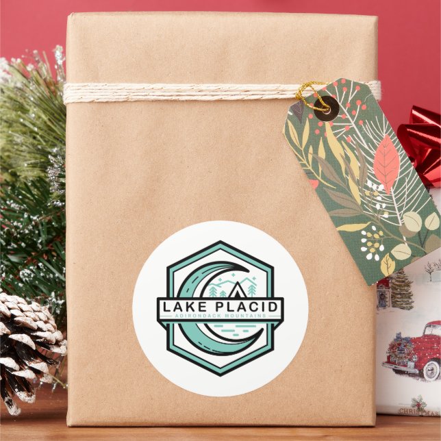 Adesivo Redondo LAKE PLACID moon hexa (Feriado)