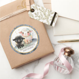 Adesivo Redondo Lamb Chá de fraldas neutro