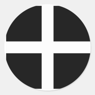 Adesivo Redondo Lamentação dinamarquesa, a República Democráti