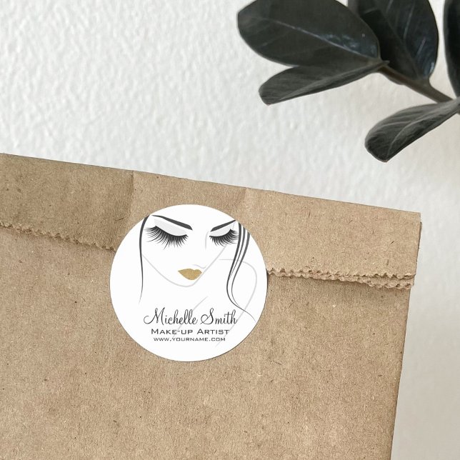 Adesivo Redondo Lâmpadas longas de face Extensões de lash (Criador carregado)