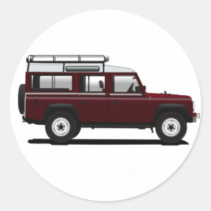Adesivo Redondo Land Rover 110