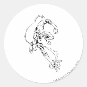 Adesivo Redondo Lanterna Azul 9