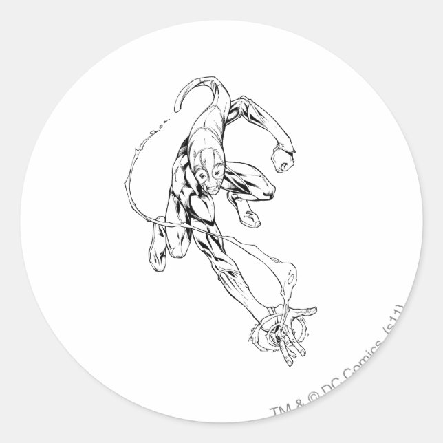 Adesivo Redondo Lanterna Azul 9 (Frente)