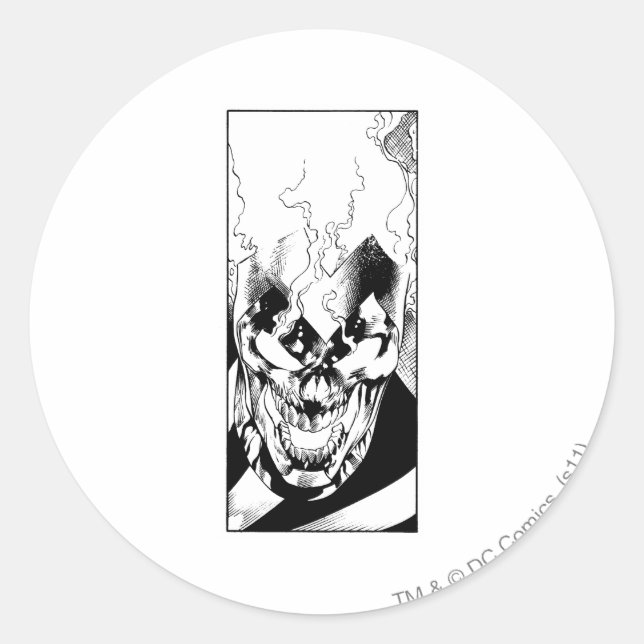 Adesivo Redondo Lanterna Negra (Frente)