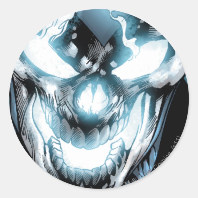 Adesivo Redondo Lanterna Preta - Cor (Frente)