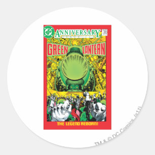 Adesivo Redondo Lanterna Verde - A Lenda Renascida