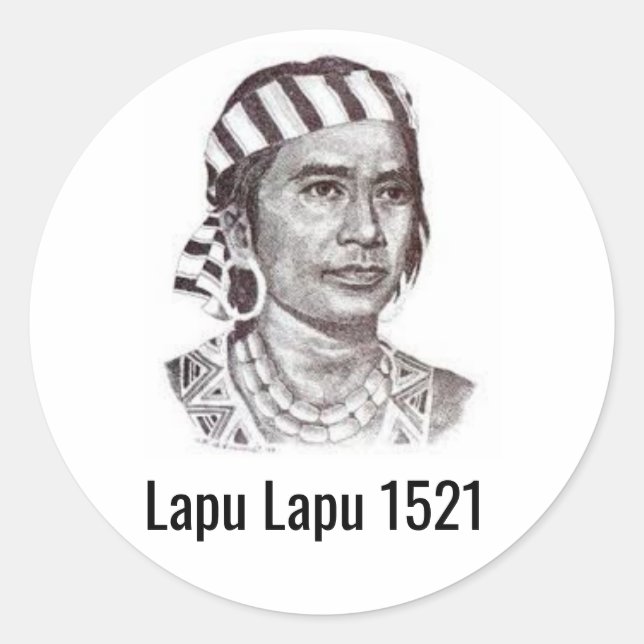 Adesivo Redondo Lapu Lapu 1521 Stickers (Frente)
