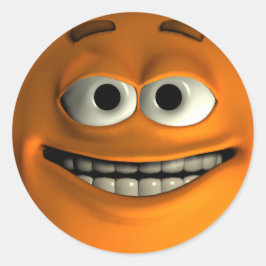 Adesivo Redondo Laranja