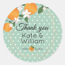 Laranja Cítrico Obrigado