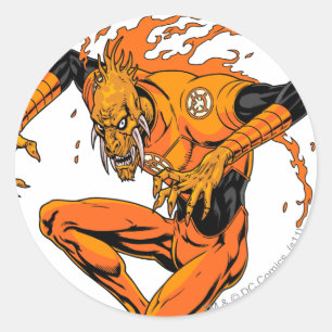 Adesivo Redondo Larfleeze - Agent Orange 1