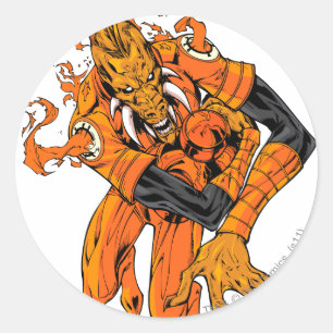 Adesivo Redondo Larfleeze - Agent Orange 7
