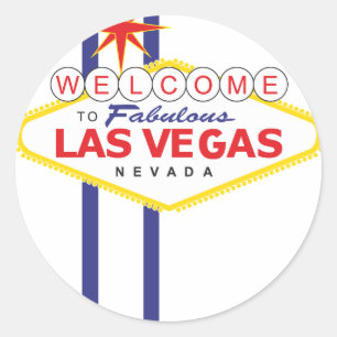 Adesivo Redondo las vegas