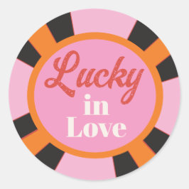 Adesivo Redondo Las Vegas Mod Poker Chip